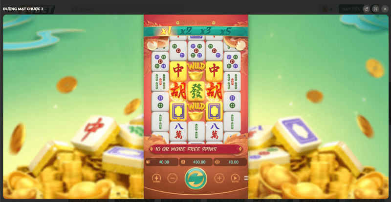 Giao diện Slot Games FEBET