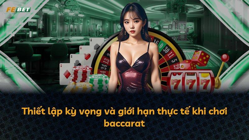 Thiết lập kỳ vọng và giới hạn thực tế khi chơi baccarat