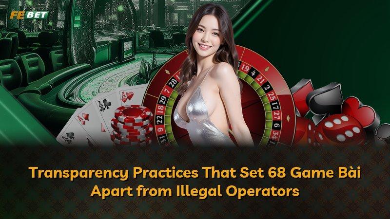 Transparency Practices That Set 68 Game Bài Apart from Illegal Operators